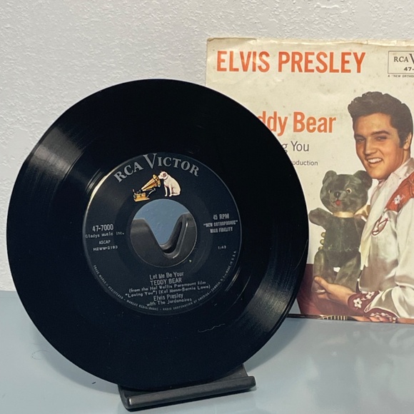 Elvis Presley 45 Record Teddy Bear - Picture 4 of 4